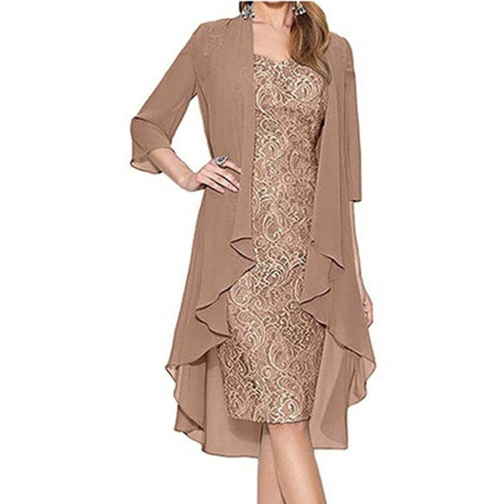 Women Formal Wear Set - Conjunto de vestido formal feminino roupa