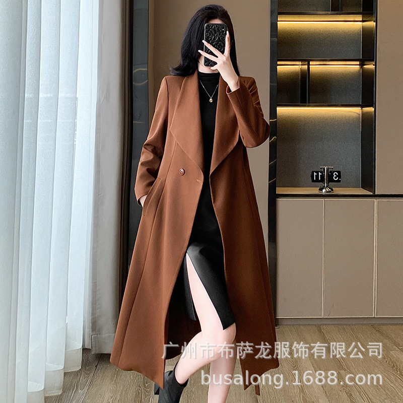 High End Women'S Formal Wear - Novo Casaco Trench Feminino Outono/Inverno 2025,