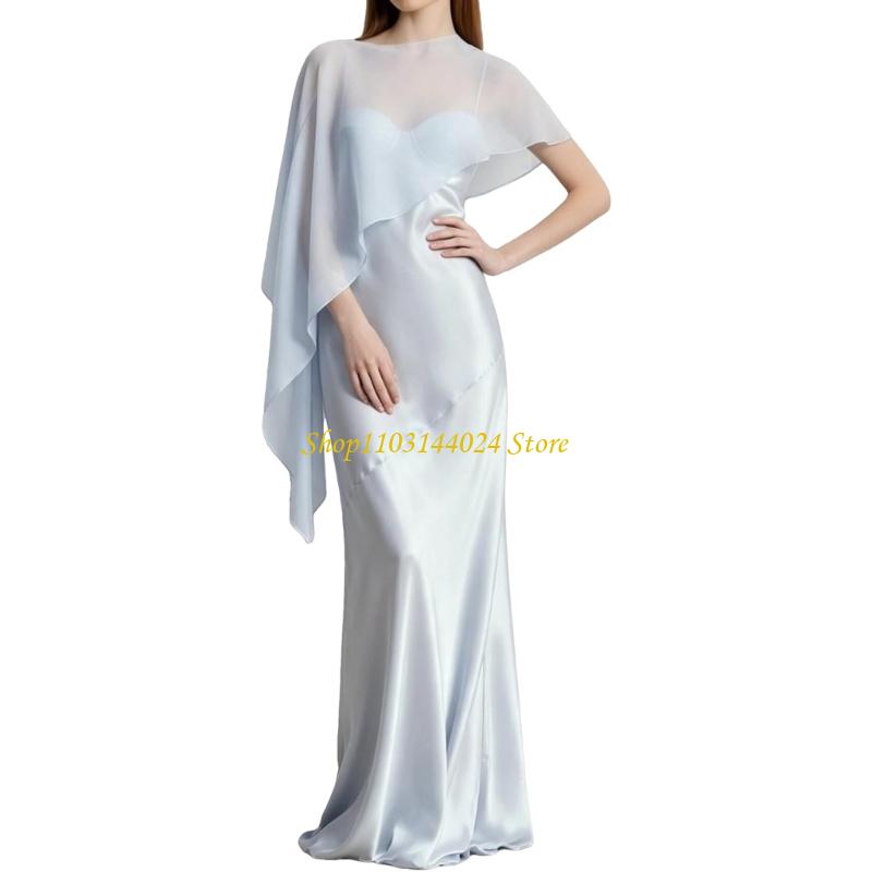 Women'S Formal Wear Wedding Guest - N5KE Envoltório xale fluido para roupas