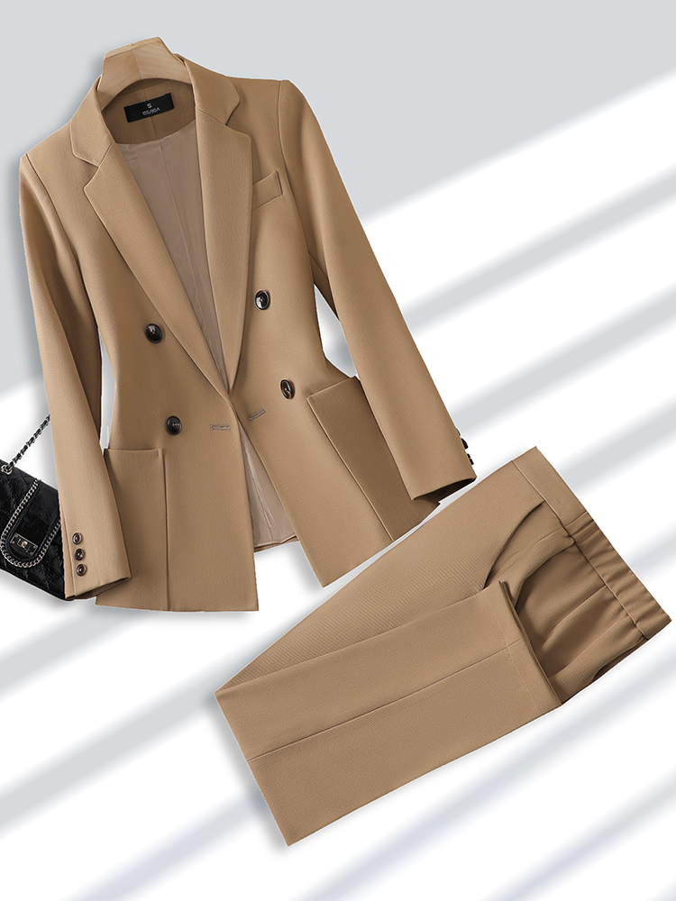 Women Formal Wear Black - Blazer e calças para mulheres, calça