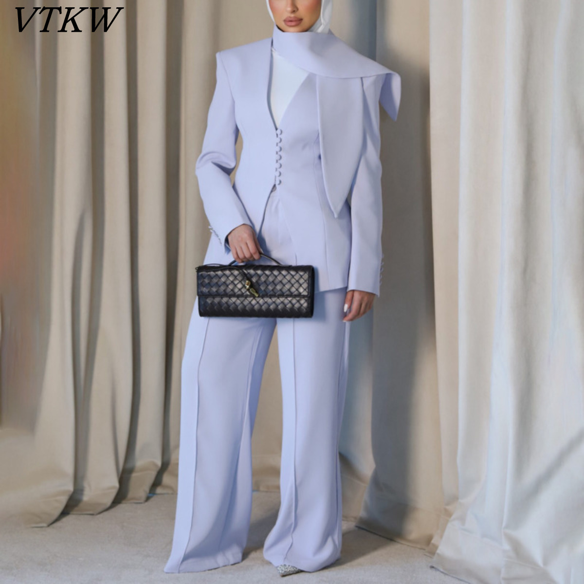 Women Formal Wear Set - VTKW 2026 Novo Conjunto Feminino de