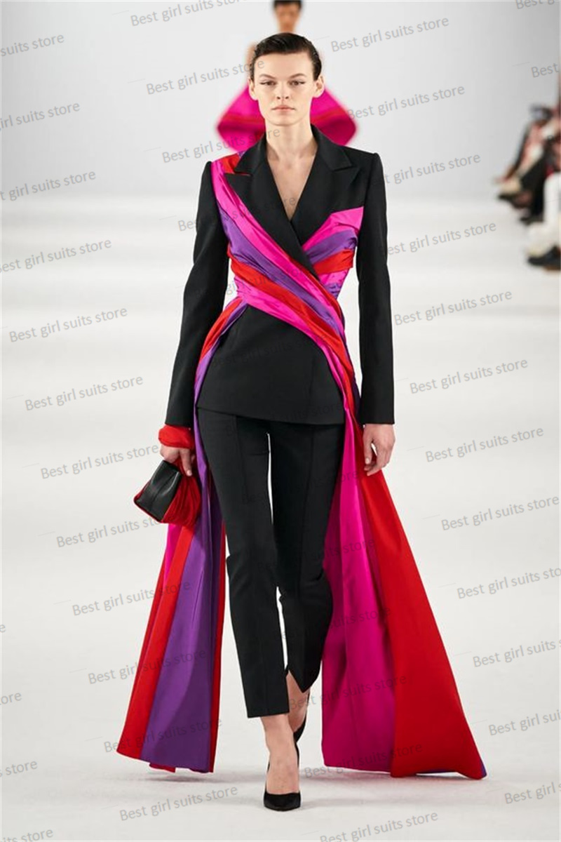 Women'S Formal Wear Wedding Guest - Catwalk-Blazer feminino e conjunto de calças,