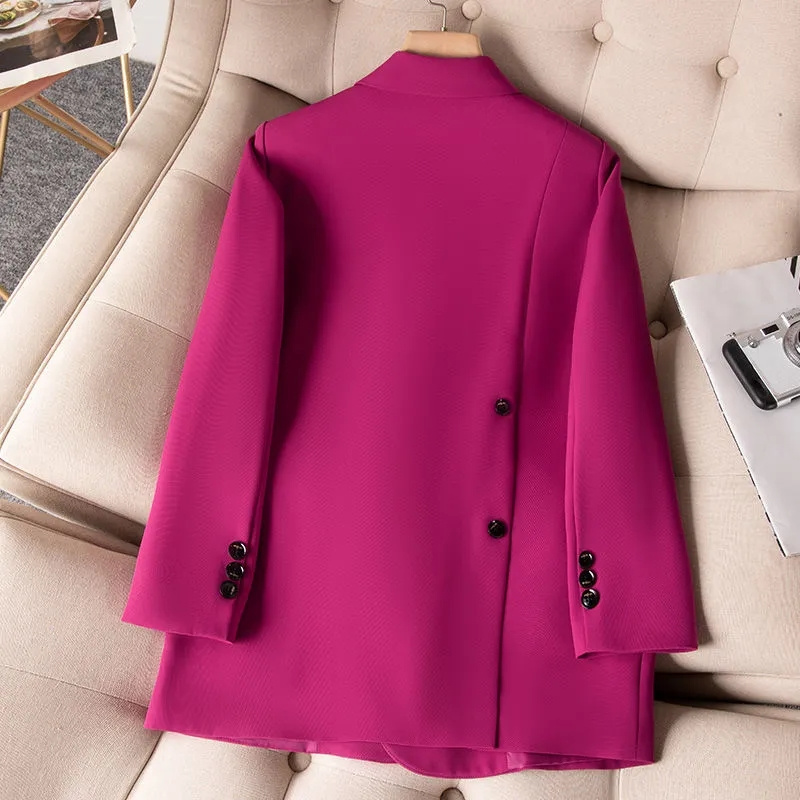 Women Formal Wear Black - Blazers formais para mulheres, manga comprida,