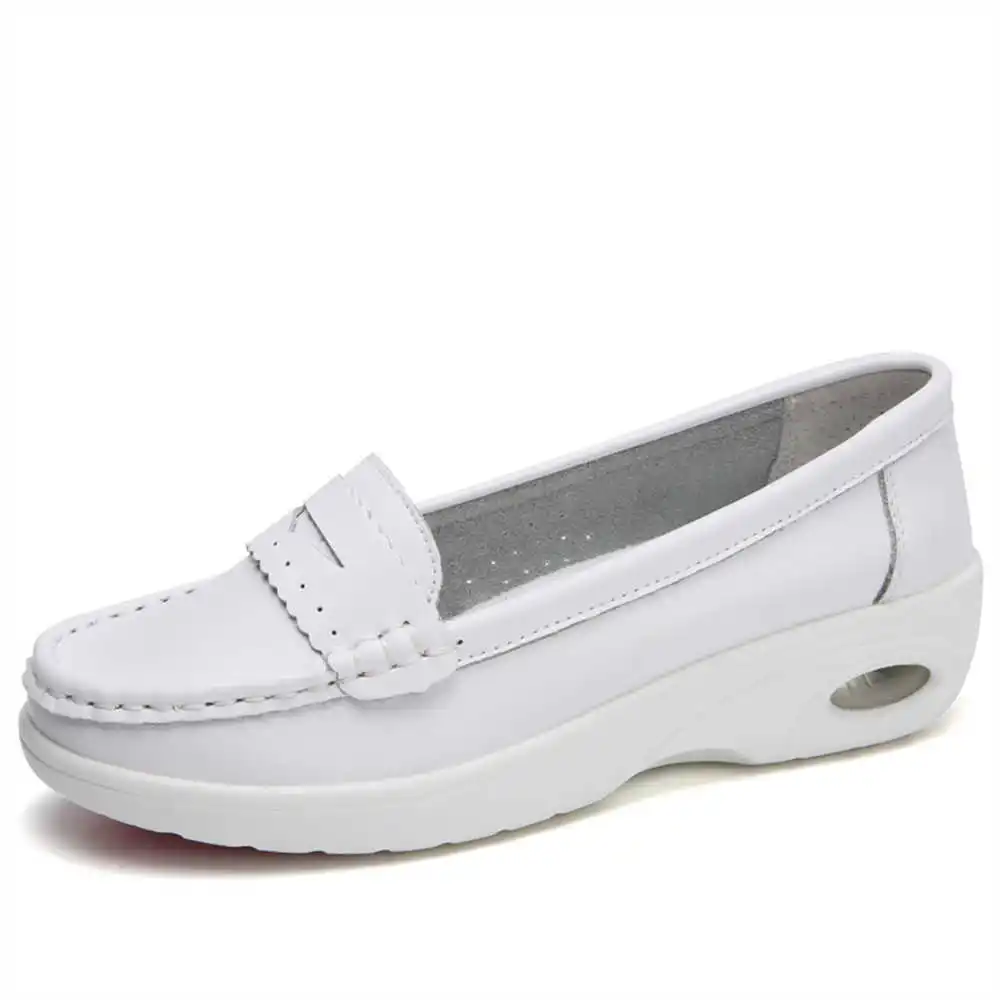 Sola grossa slipon branco form - Elderly Women Formal Wear avaliação e preço