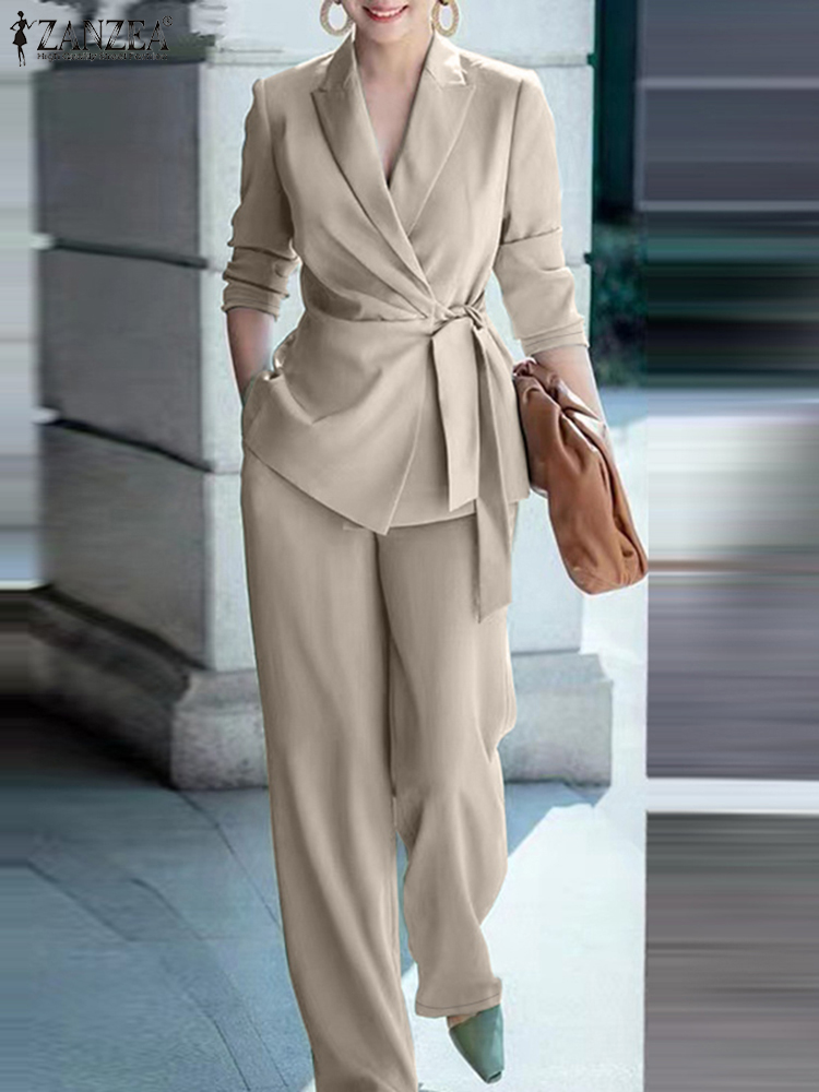 ZANZEA Conjunto Feminino de Es - Women Formal Wear Set avaliação e preço