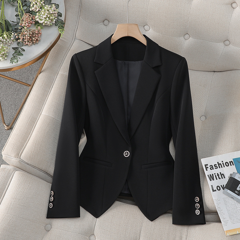 Novo Blazer Feminino Formal da - Women Formal Wear Black avaliação e preço