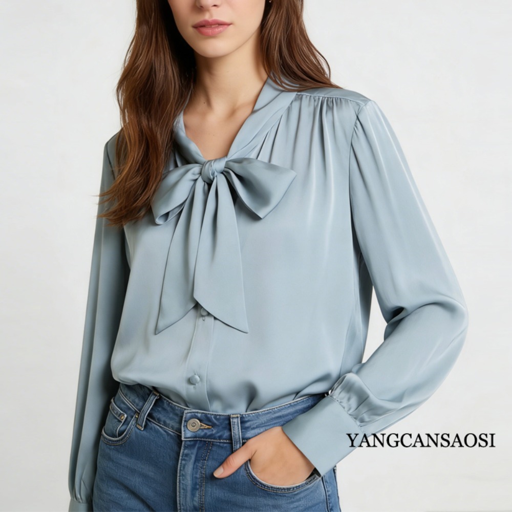 Moda Feminina 2026, Nova Coleç - Silk Blouse Button avaliação e preço