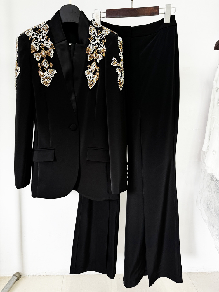Conjunto de Blazer e Calças de - Women Formal Wear Set avaliação e preço