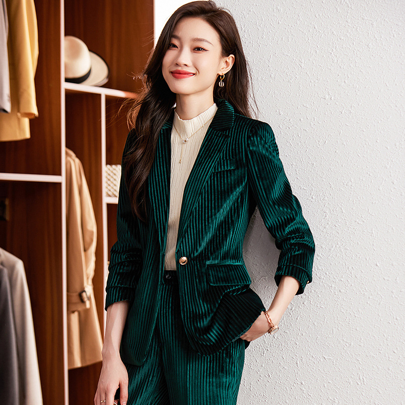 Blazer de veludo feminino para - High End Women'S Formal Wear avaliação e preço