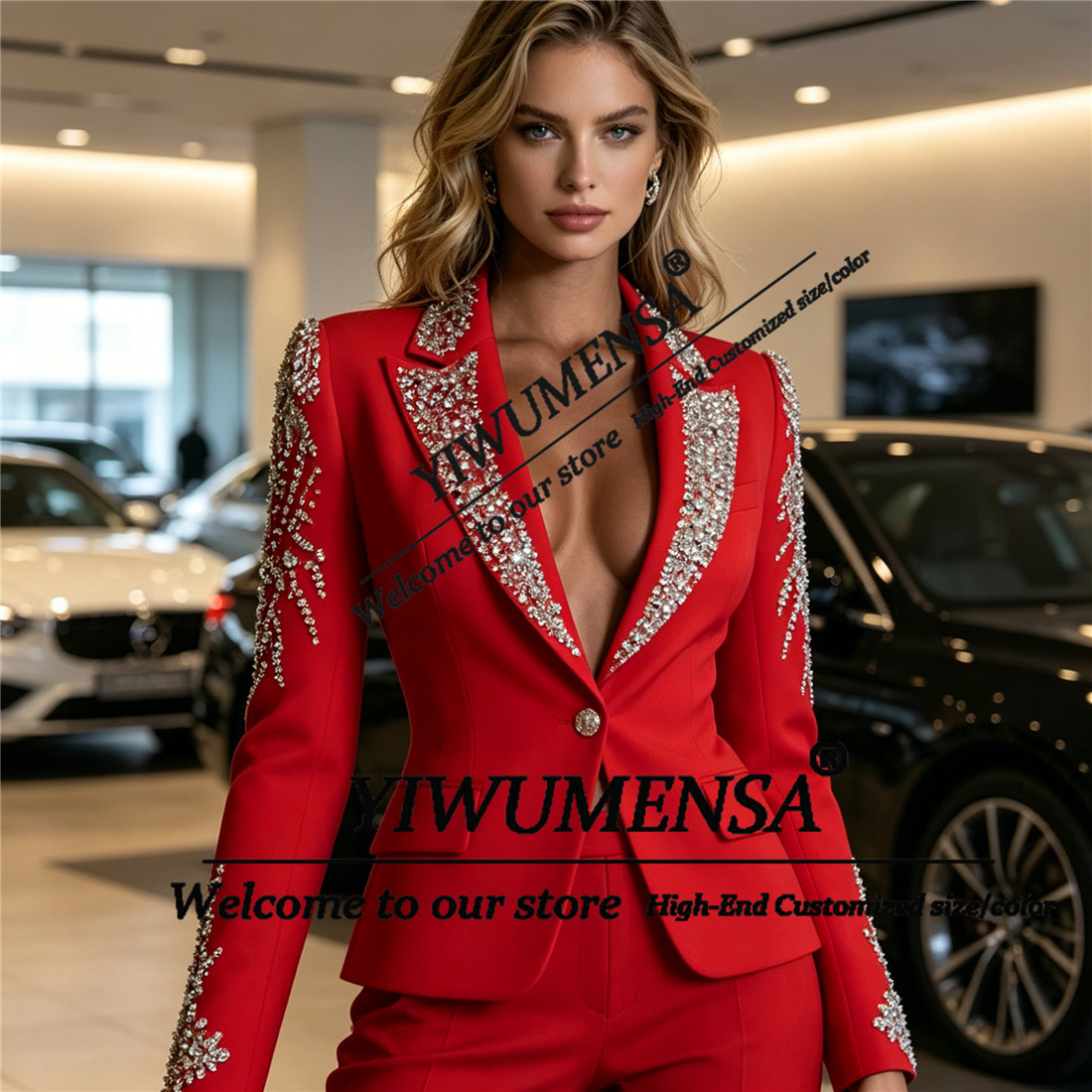 Conjuntos de Luxo Femininos de - Women Formal Wear Set avaliação e preço