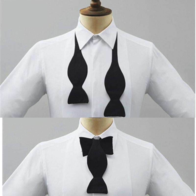 Gravata Borboleta Ajustável Pr - Women Formal Wear Black And White avaliação e preço