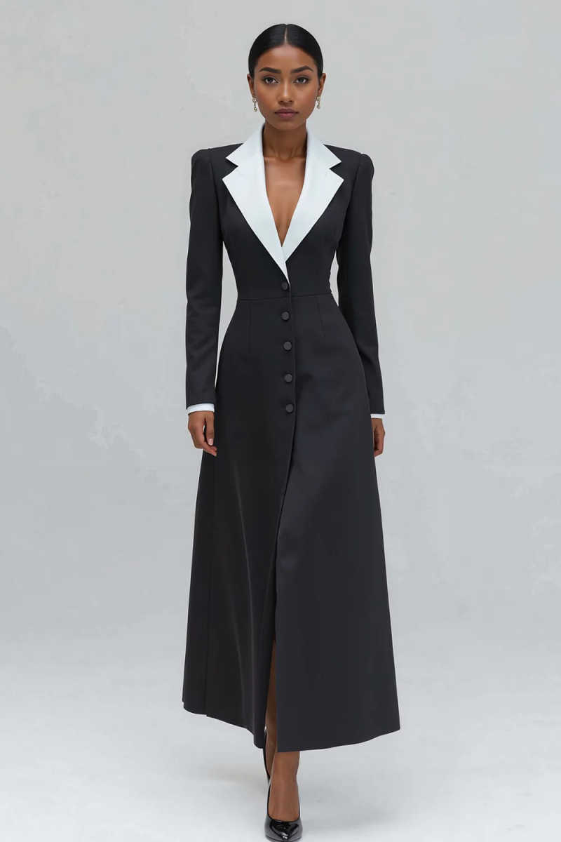 Blazer Longo Feminino Estilo A - Women'S Formal Wear Wedding Guest avaliação e preço