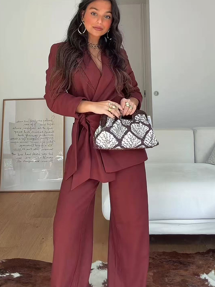 Conjunto de Blazer e Calças pa - Women Formal Wear Set avaliação e preço