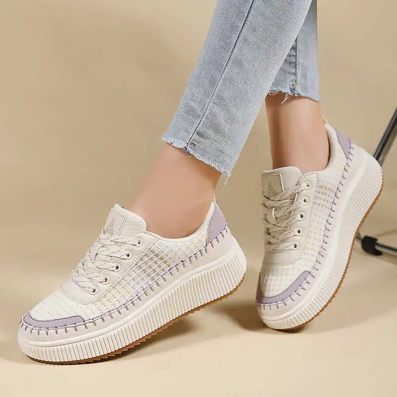 Sapatos marrons mulher apartam - Elderly Women Formal Wear avaliação e preço