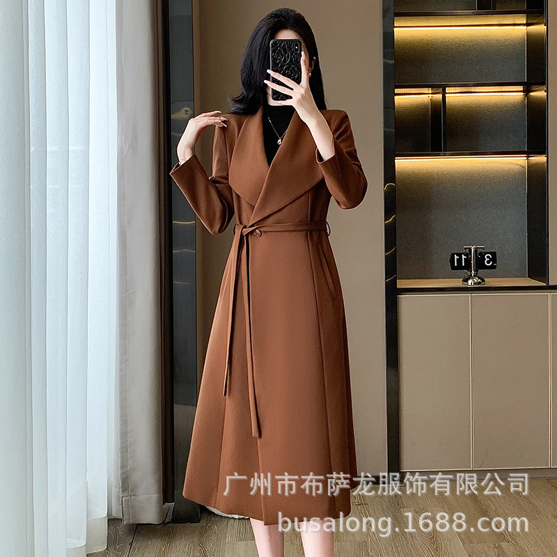 Novo Casaco Trench Feminino Ou - High End Women'S Formal Wear avaliação e preço