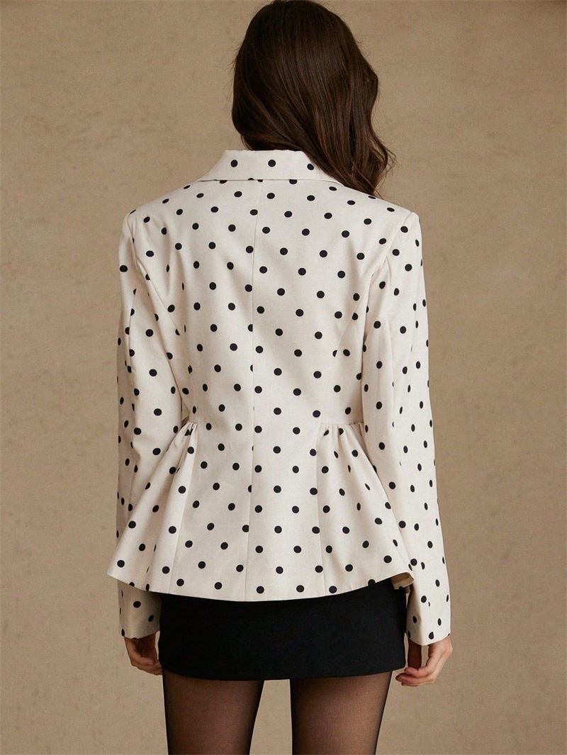 Blazer Feminino Elegante com P - Women Formal Wear Black And White avaliação e preço
