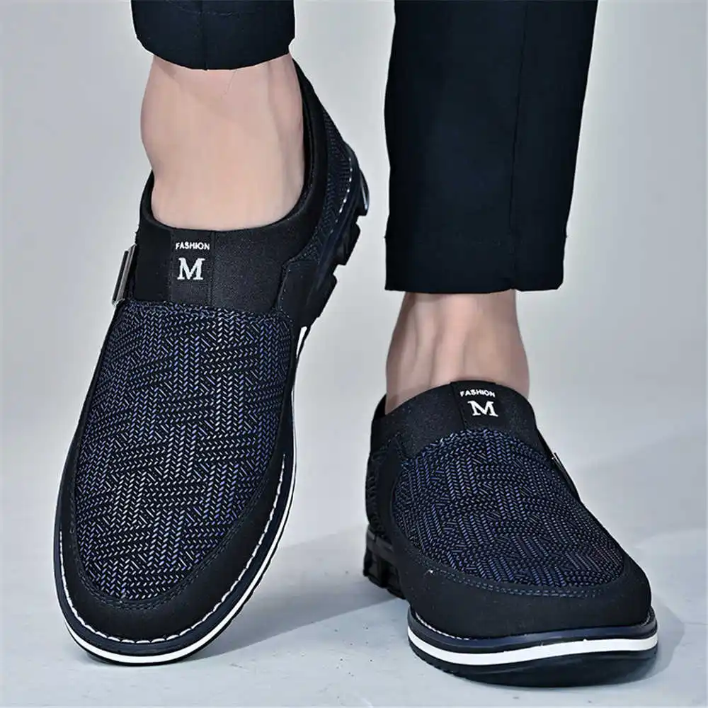 Azul escuro 44-45 sapatos de v - Elderly Women Formal Wear avaliação e preço