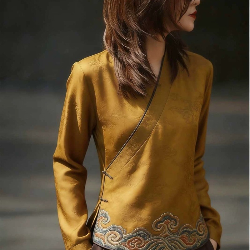 Blusas Femininas Estilo Chinês - Women'S Formal Wear Blouse avaliação e preço