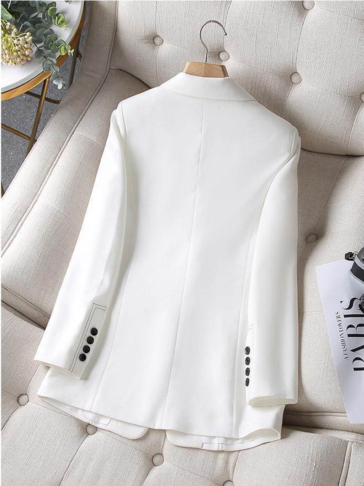 Novo Blazer Formal Feminino da - Women Formal Wear Black And White avaliação e preço