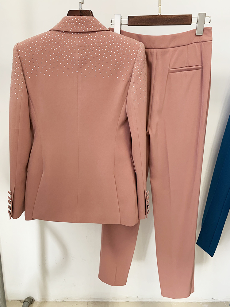 Conjunto de Terno Feminino Ele - Women Formal Wear Set avaliação e preço