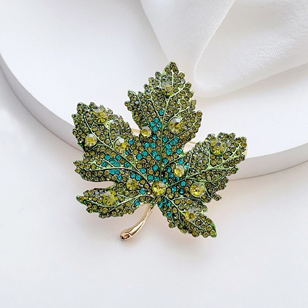 Broche de folha de bordo com s - High End Women'S Formal Wear avaliação e preço