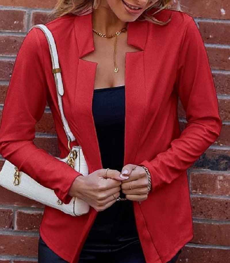 Nova roupa feminina transfront - Women'S Formal Wear Cardigan avaliação e preço