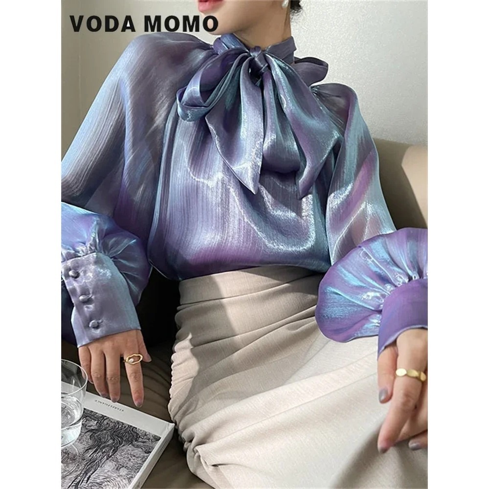 Blusa Feminina Elegante de Man - Women'S Formal Wear Blouse avaliação e preço