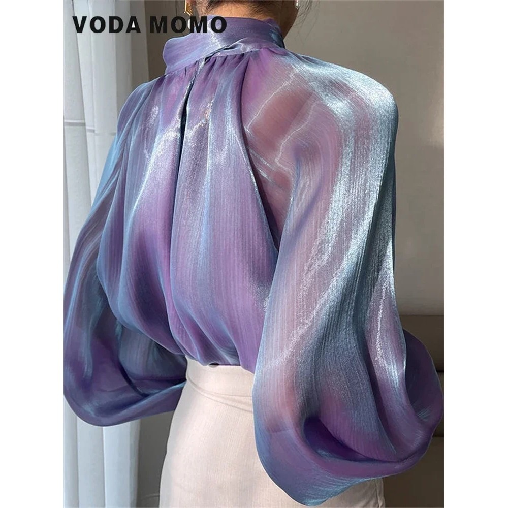 Blusa Feminina Elegante de Man - Women'S Formal Wear Blouse avaliação e preço