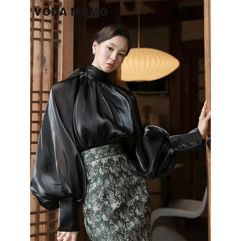 Blusa Feminina Elegante de Man - Women'S Formal Wear Blouse avaliação e preço