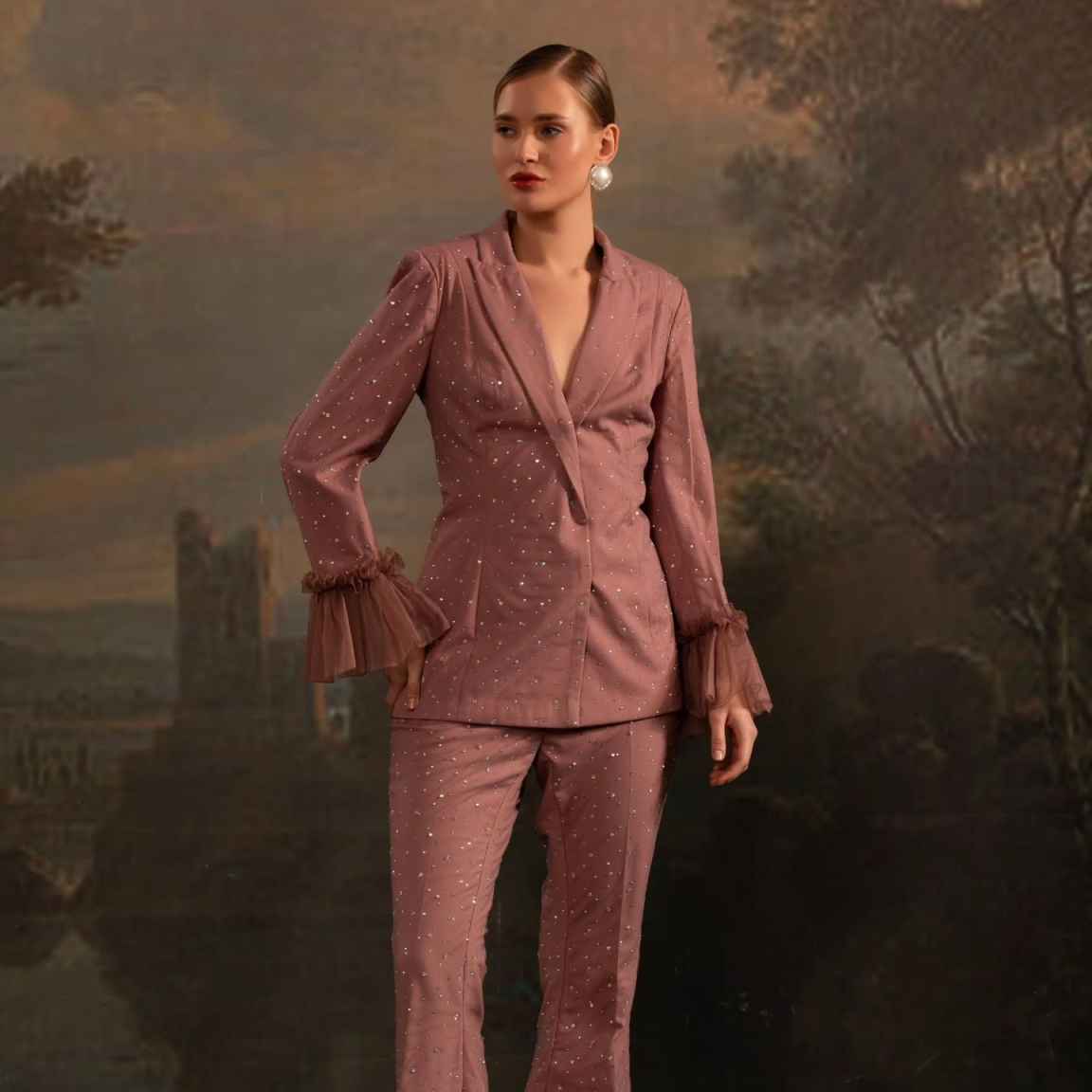 Grânulos conjuntos de blazer f - Women'S Formal Wear Wedding Guest avaliação e preço