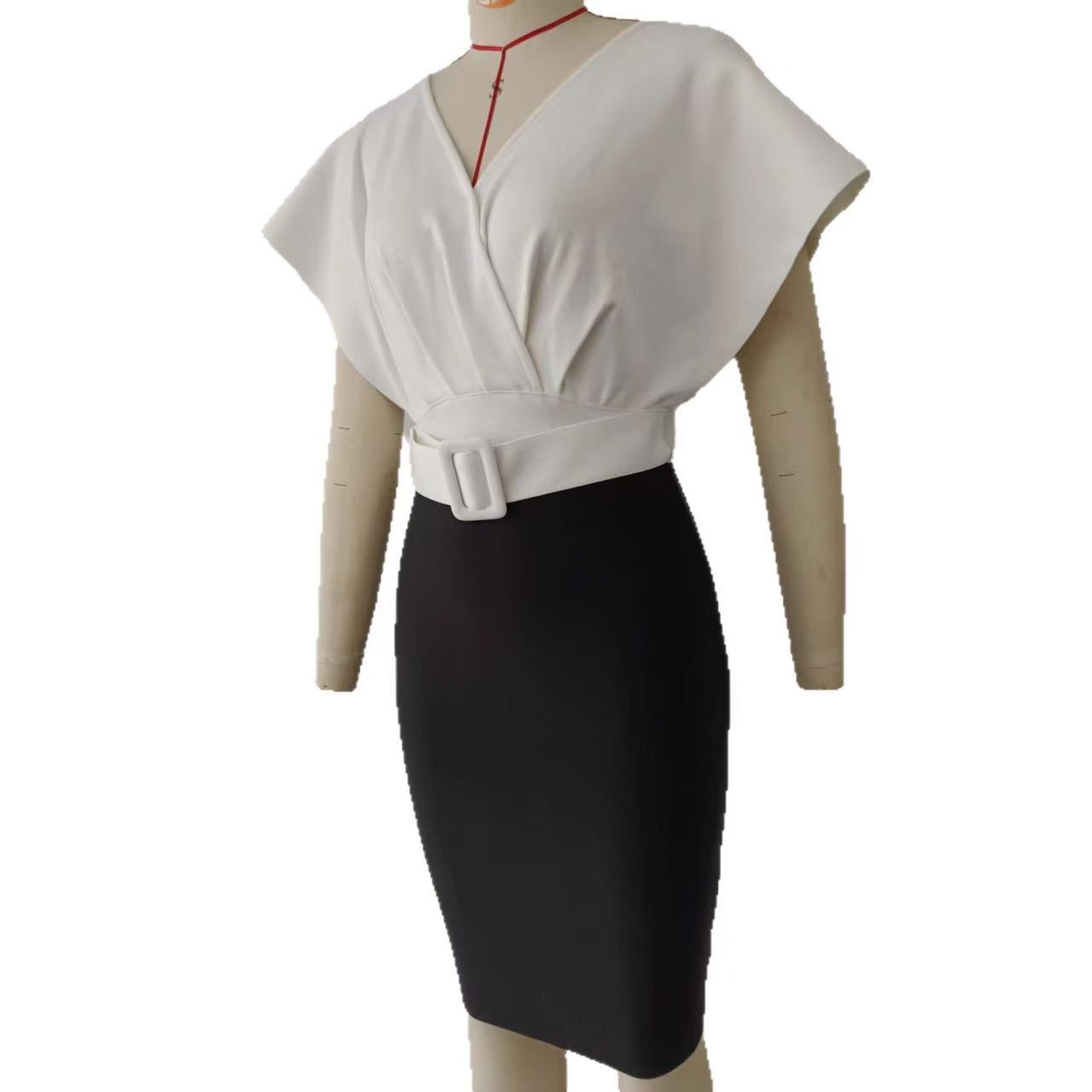 Vestido Mini Bodycon Feminino  - Women Formal Wear Black And White avaliação e preço