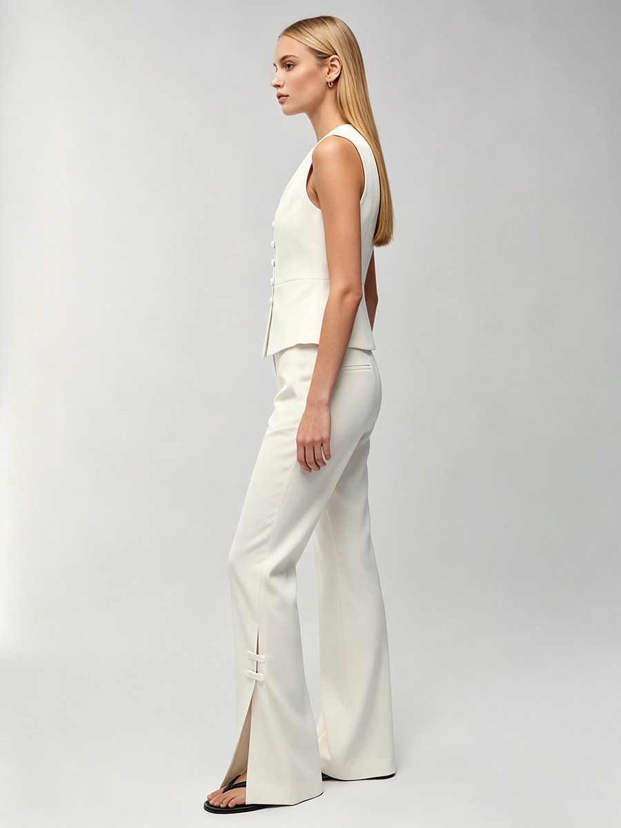Conjunto Feminino LIMO Branco  - Women Formal Wear Set avaliação e preço
